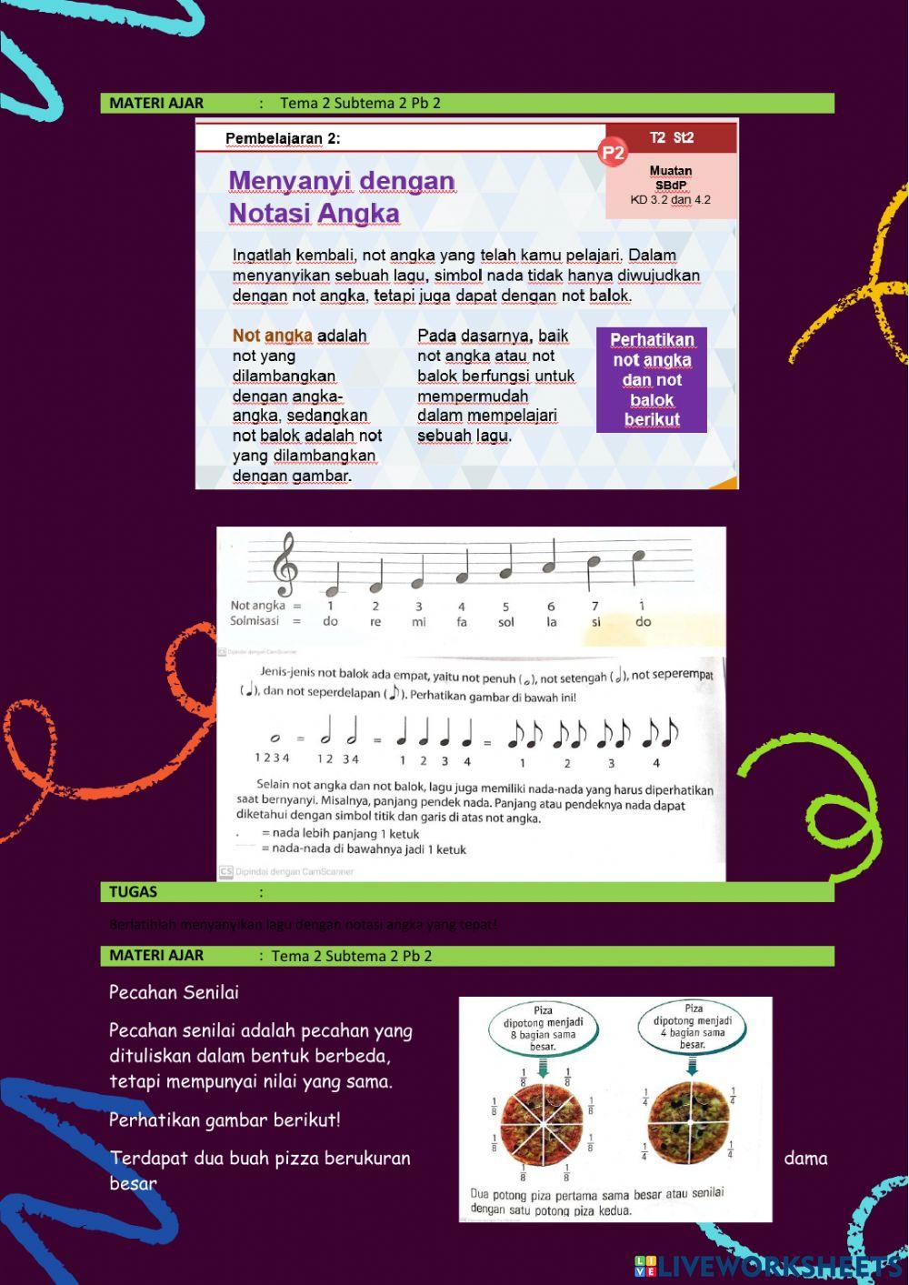 LKPD Kelas 4 Tema 2Subtema 2 Pembelajaran 2