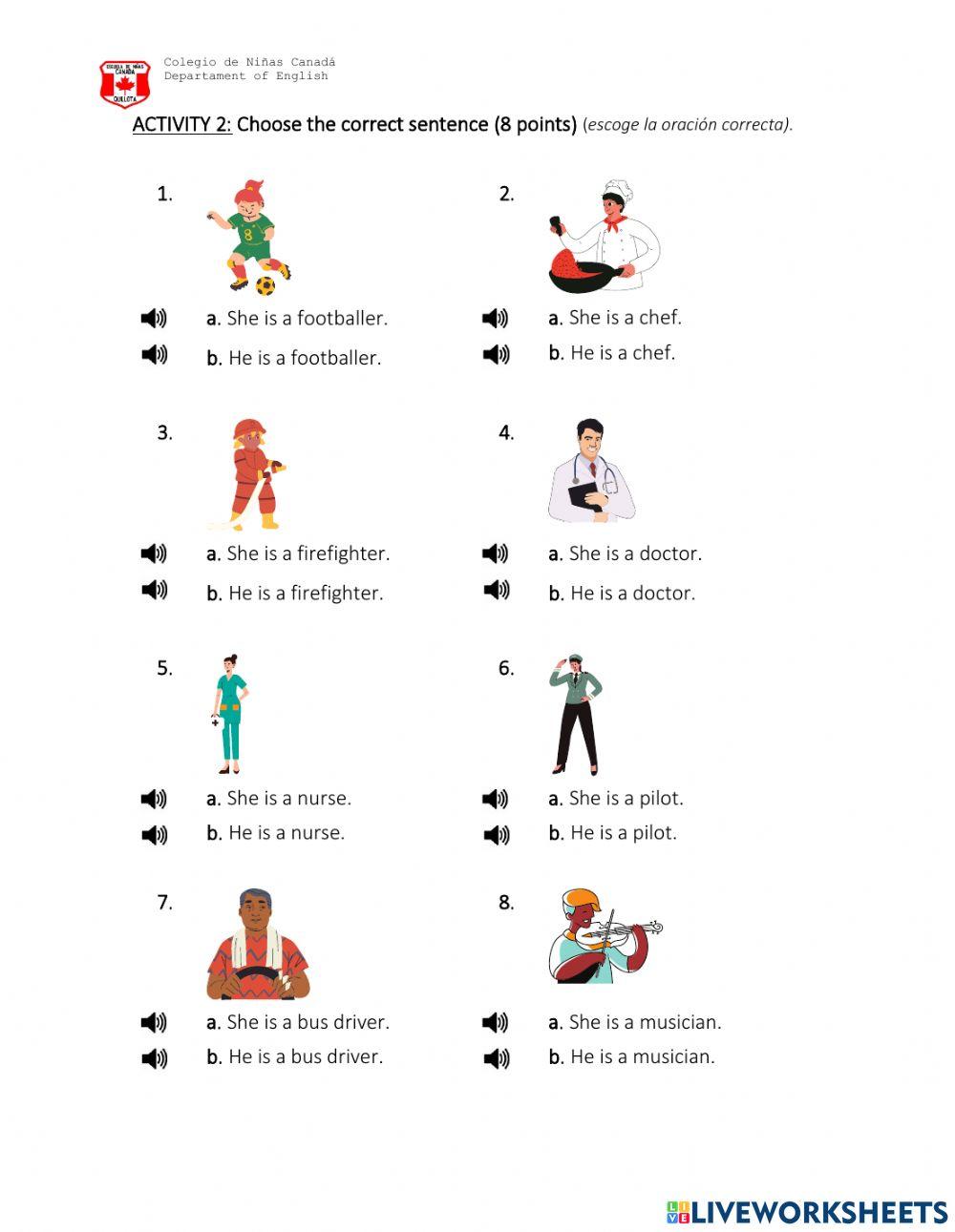 Test Unit 3 2nd grade