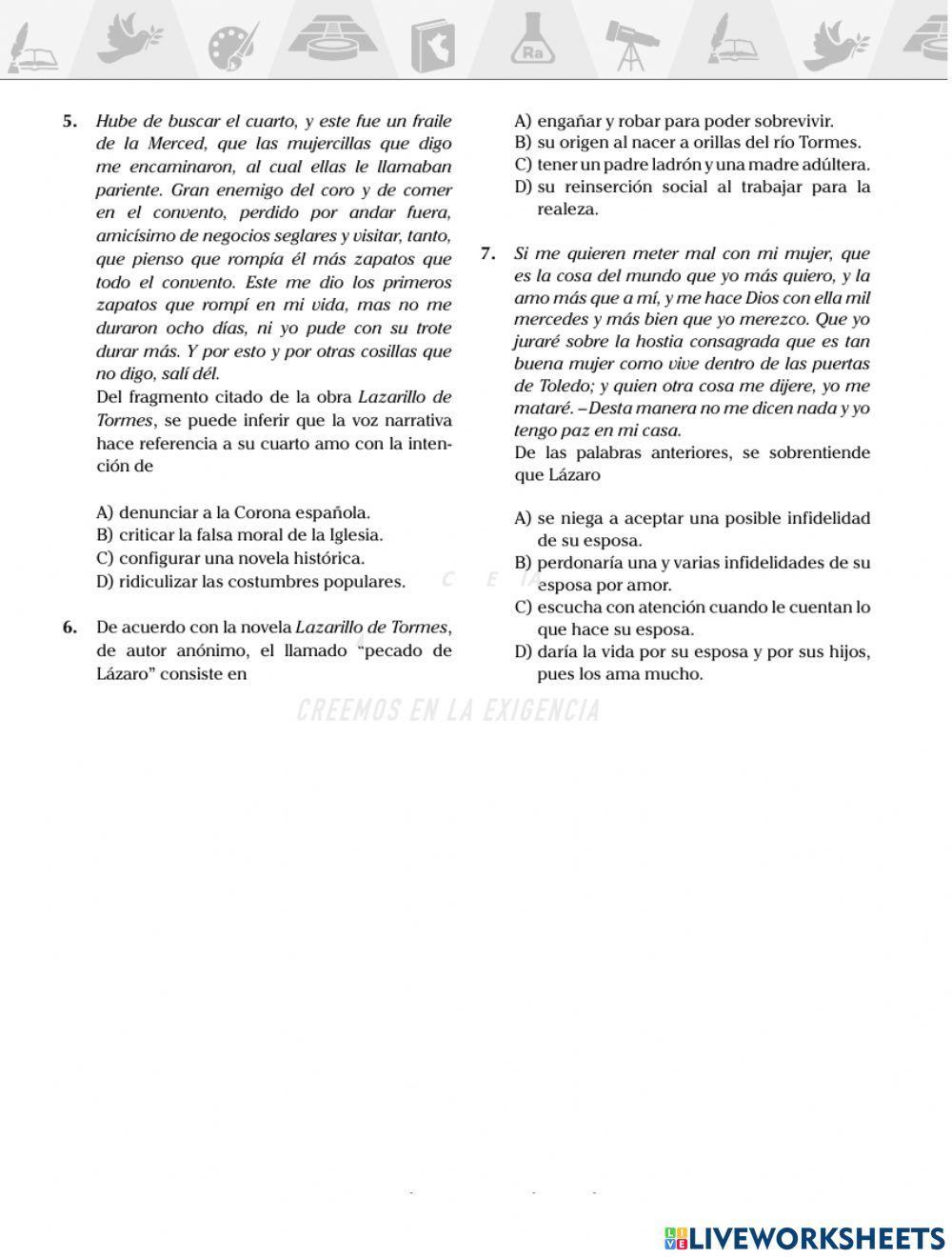 Siglo de oro:novela renacentista