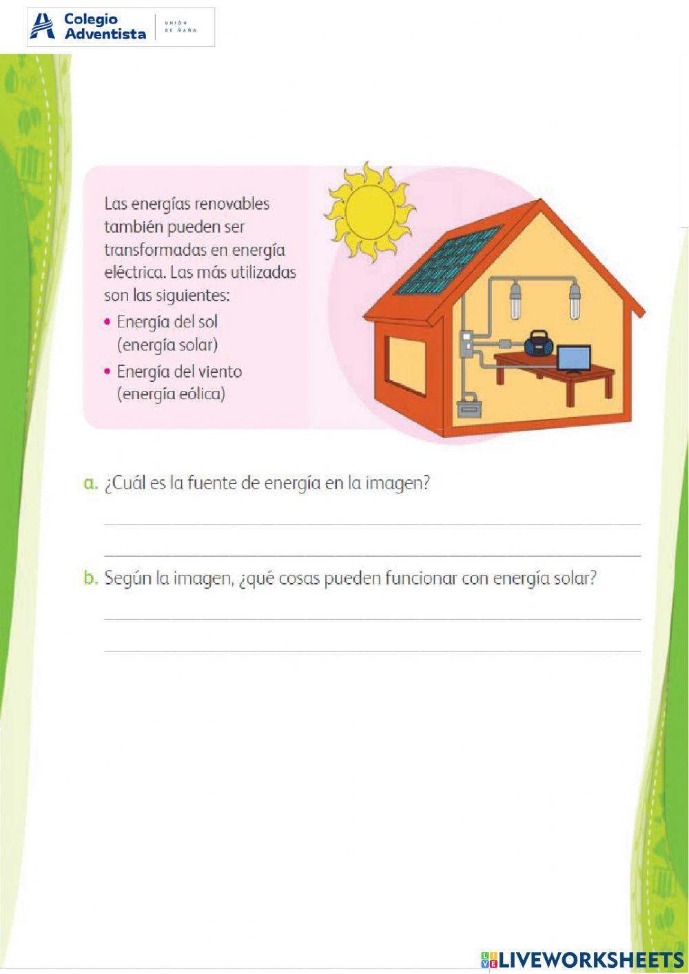 Formas y transformación de energía