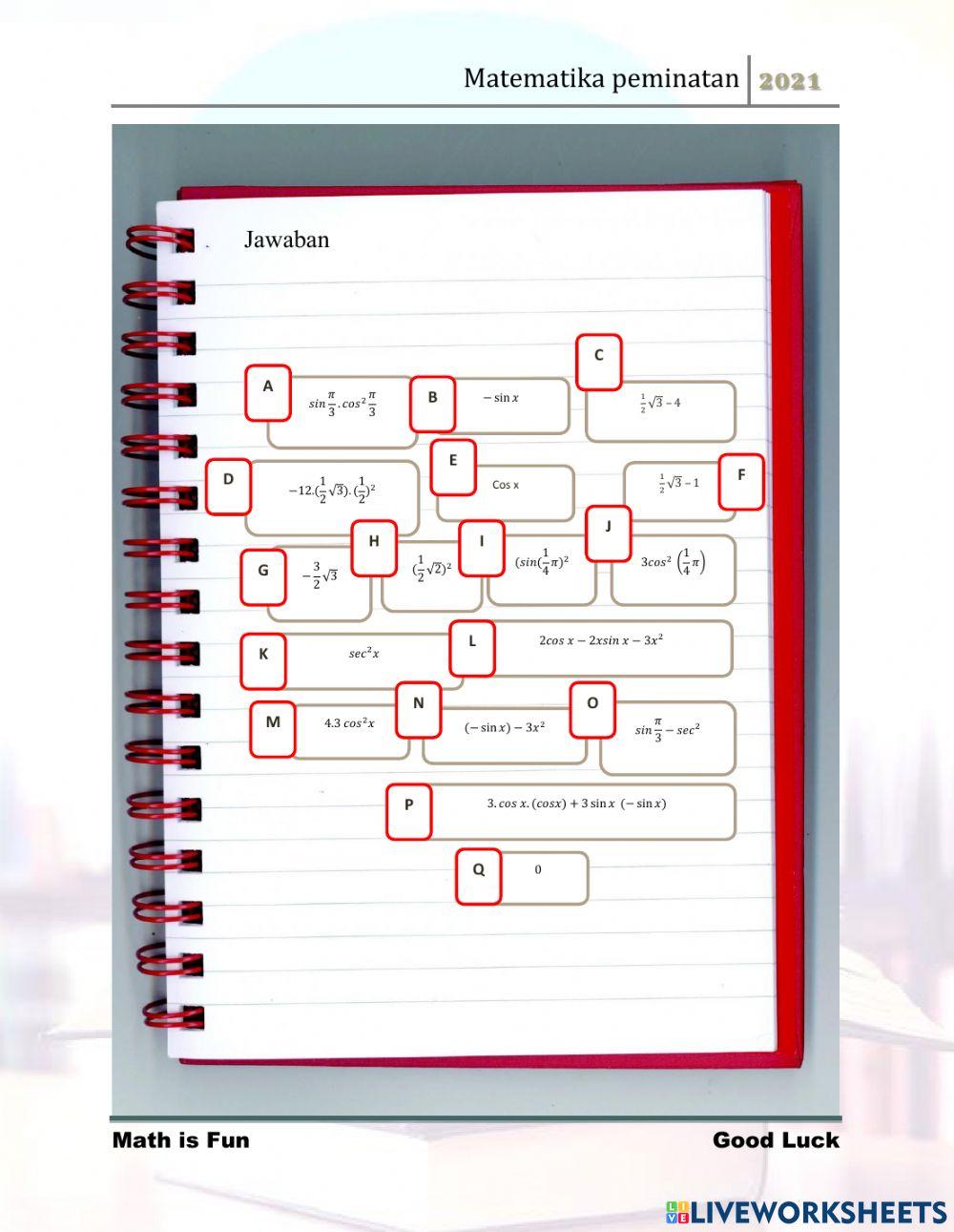 Turunan Fungsi Trigonometri1