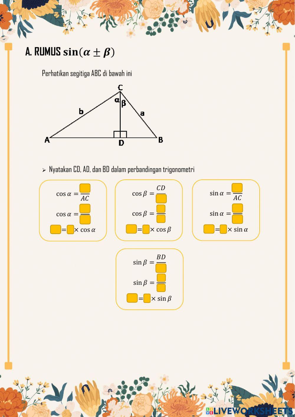 Lkpd 01-rumus jumlah dan selisih dua sudut