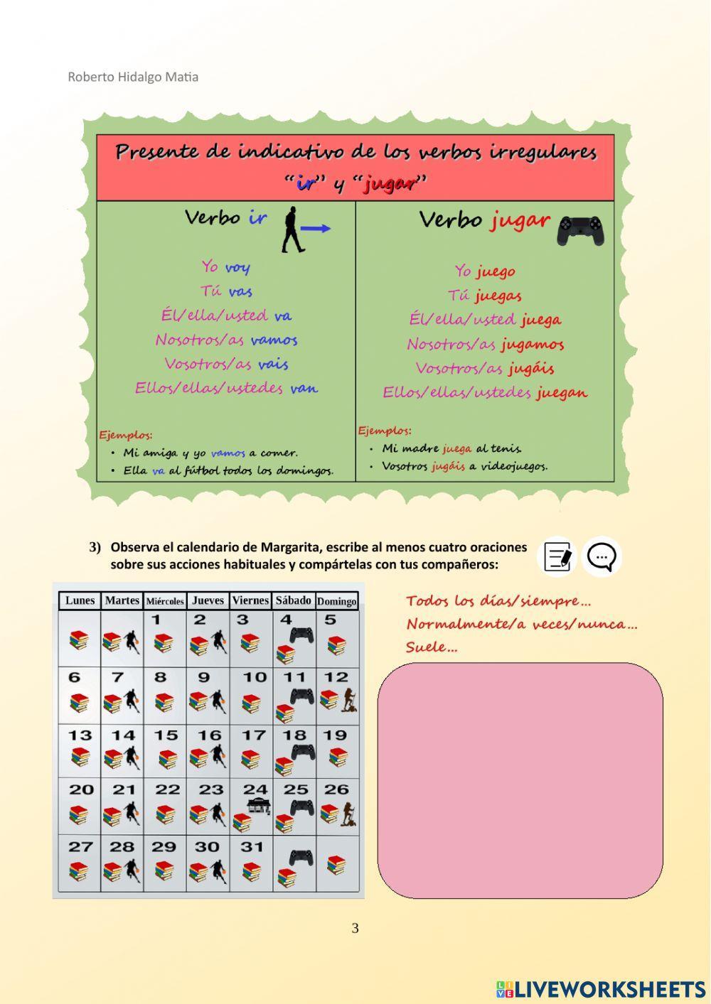 Acciones habituales 1