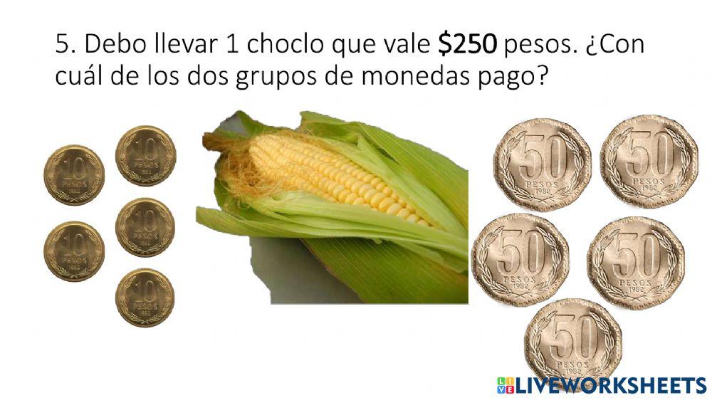 Problemas monedas 10 y 50