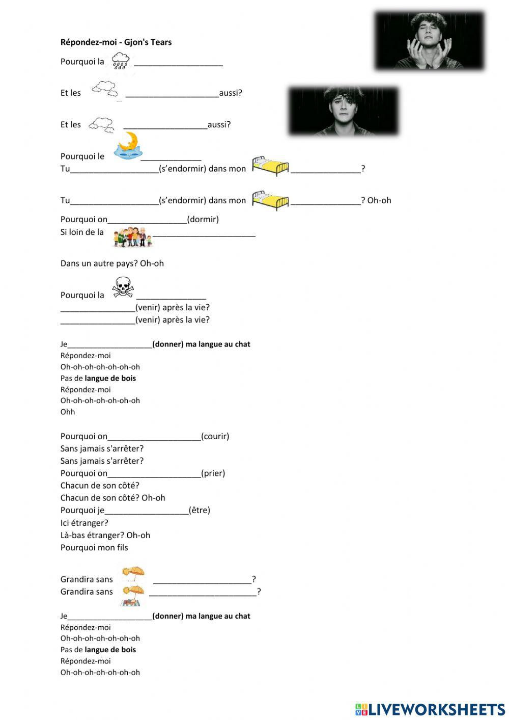 Répondez-moi - Gjon's Tears