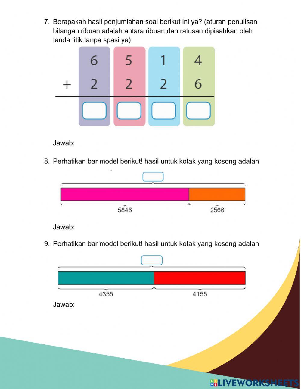 Penjumlahan Bilangan
