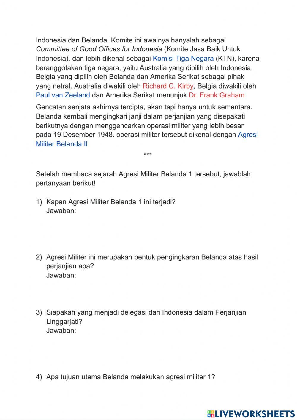 Agresi militer belanda 1