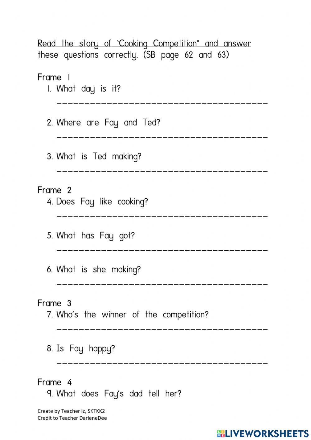 Get smart plus 3 page 62 and 63 unit 6 food please