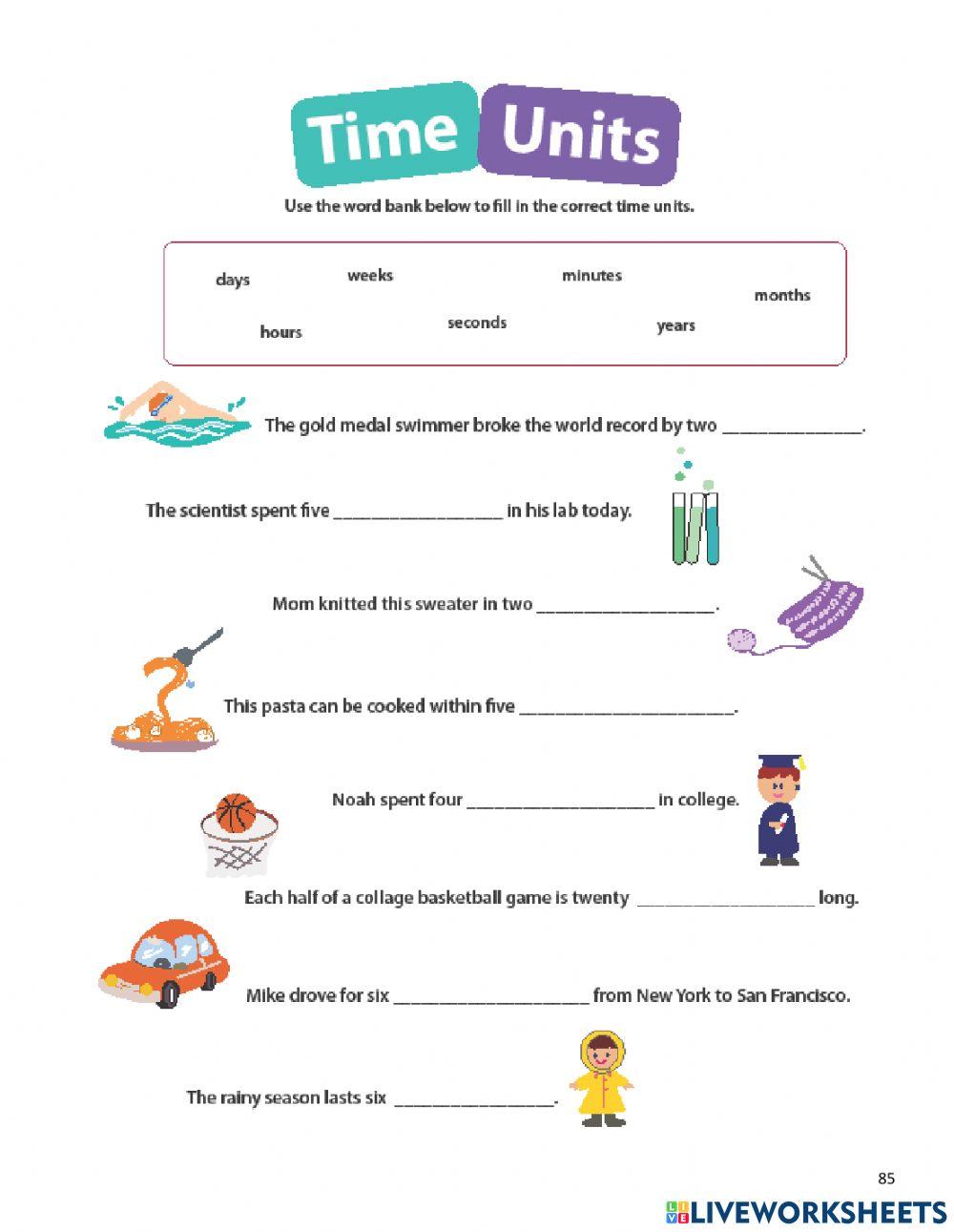Time Units Time Units