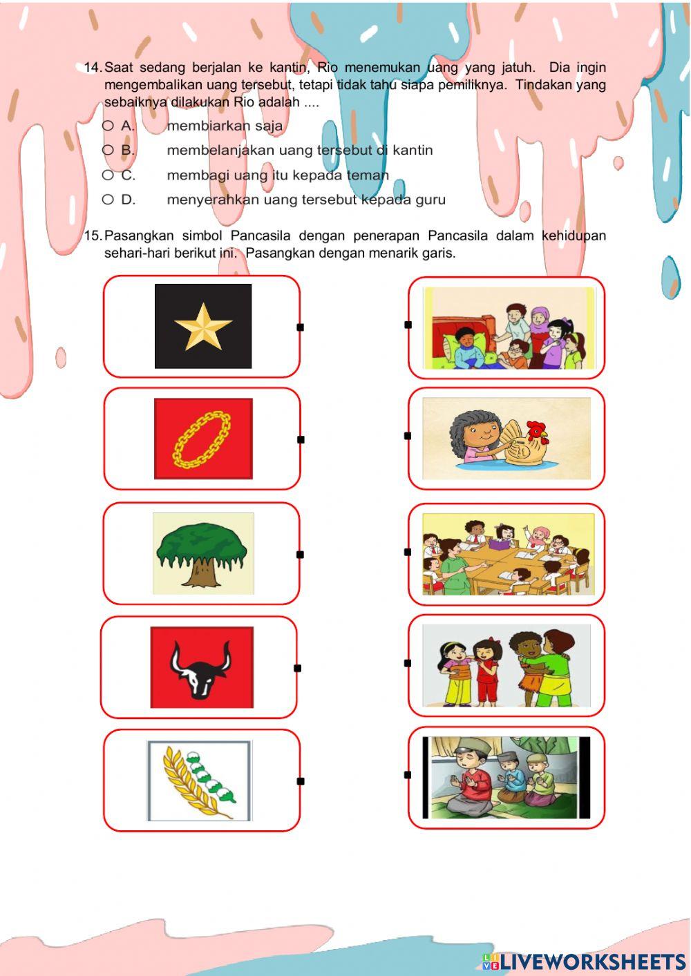 Penilaian tema 1 ppkn