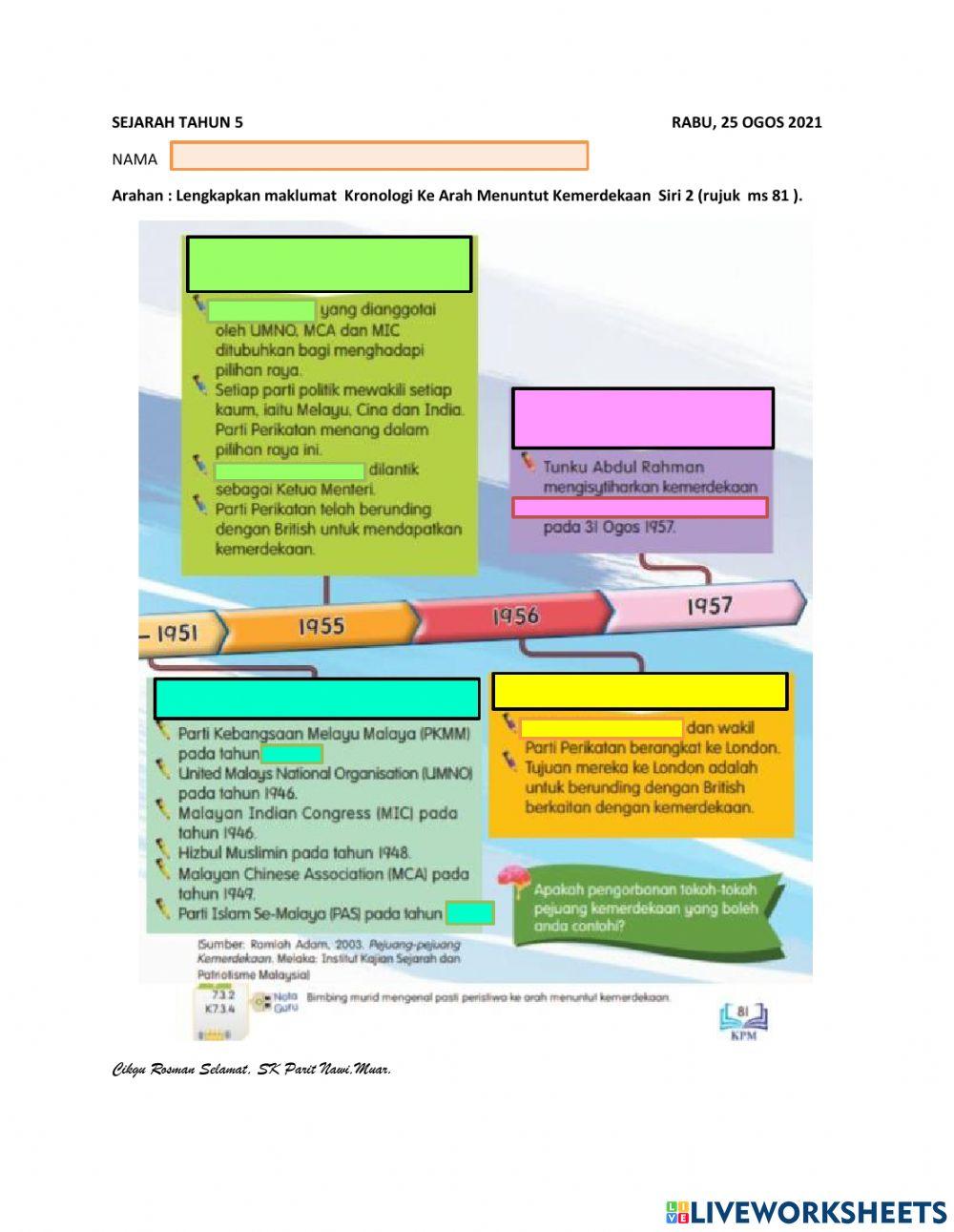 Ke Arah Menuntut Kemerdekaan Siri 2