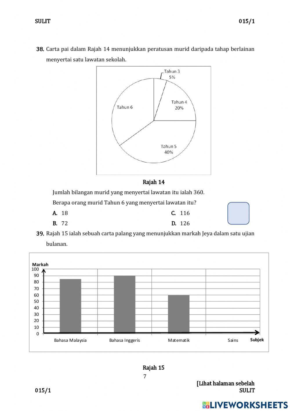 Ppt kertas 1 matematik tahun 6 bahagian 2 Ppt kertas 1 matematik tahun 6 bahagian 2