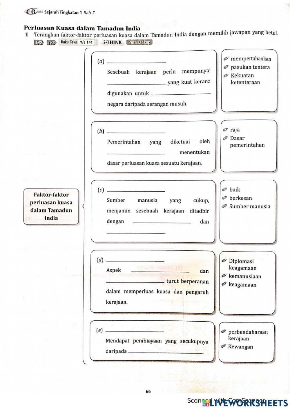 Sejarah tingkatan 1 bab 7 (7.1 tamadun india)