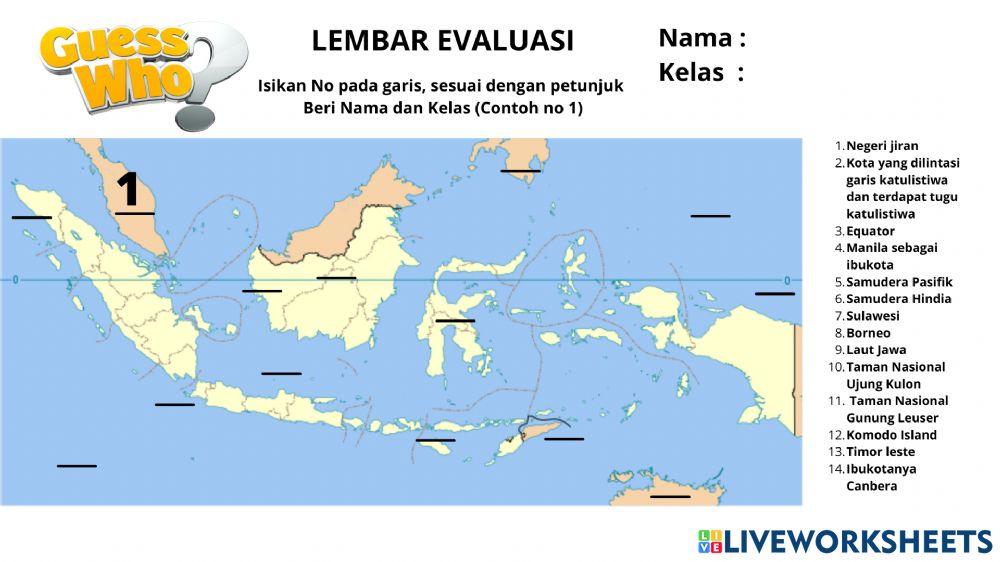 Batas Wilayah Indonesia (Post Test)