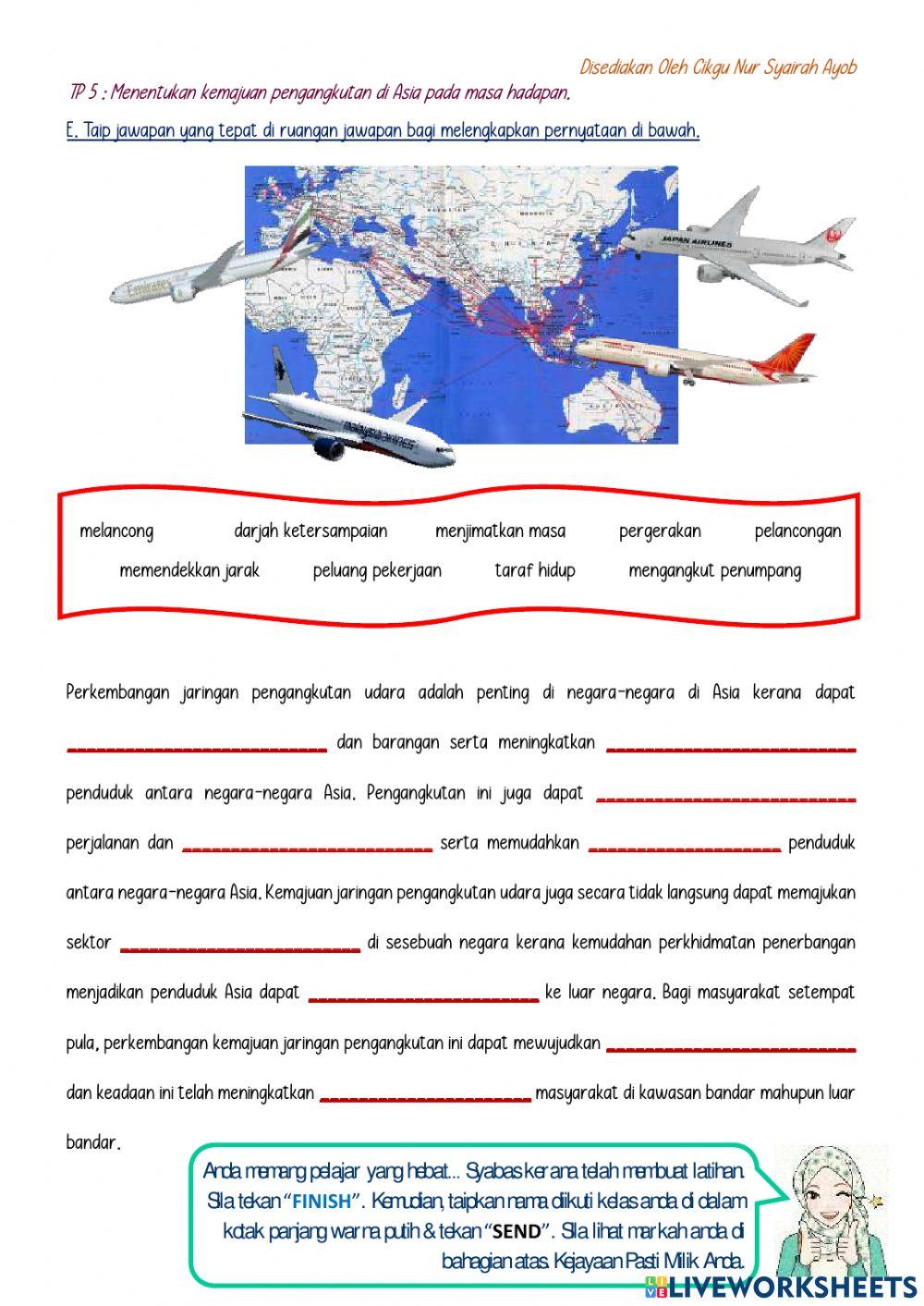 Jenis & Kemajuan Pengangkutan di Asia
