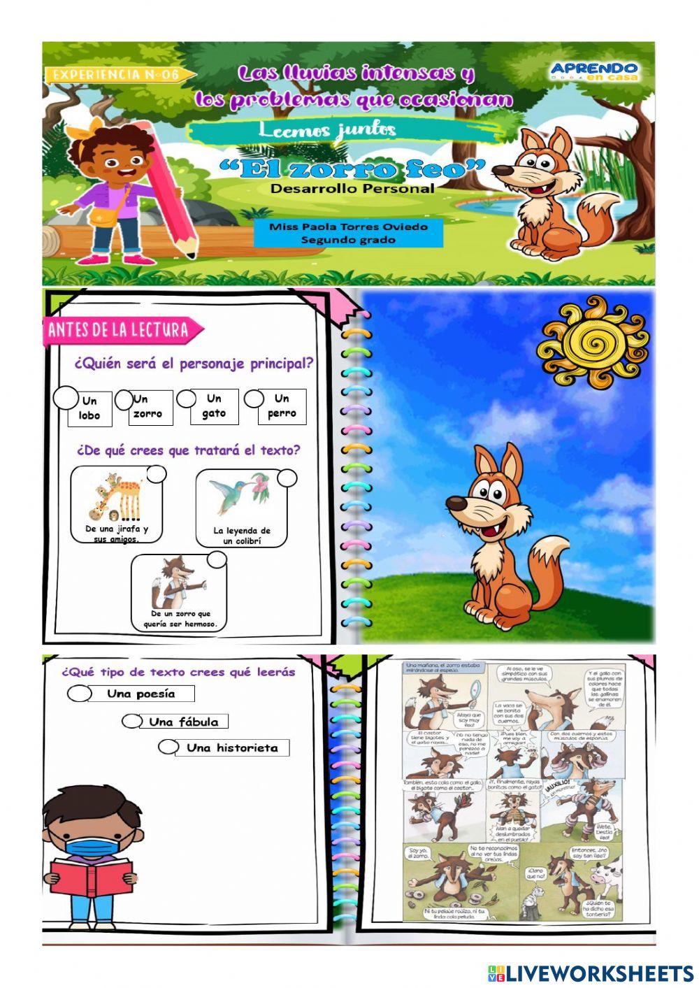 Leemos El zorro feo