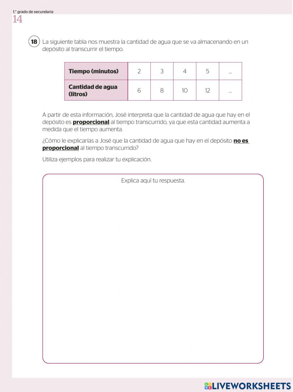 Evaluación diagnóstica primero de secundaria parte 2