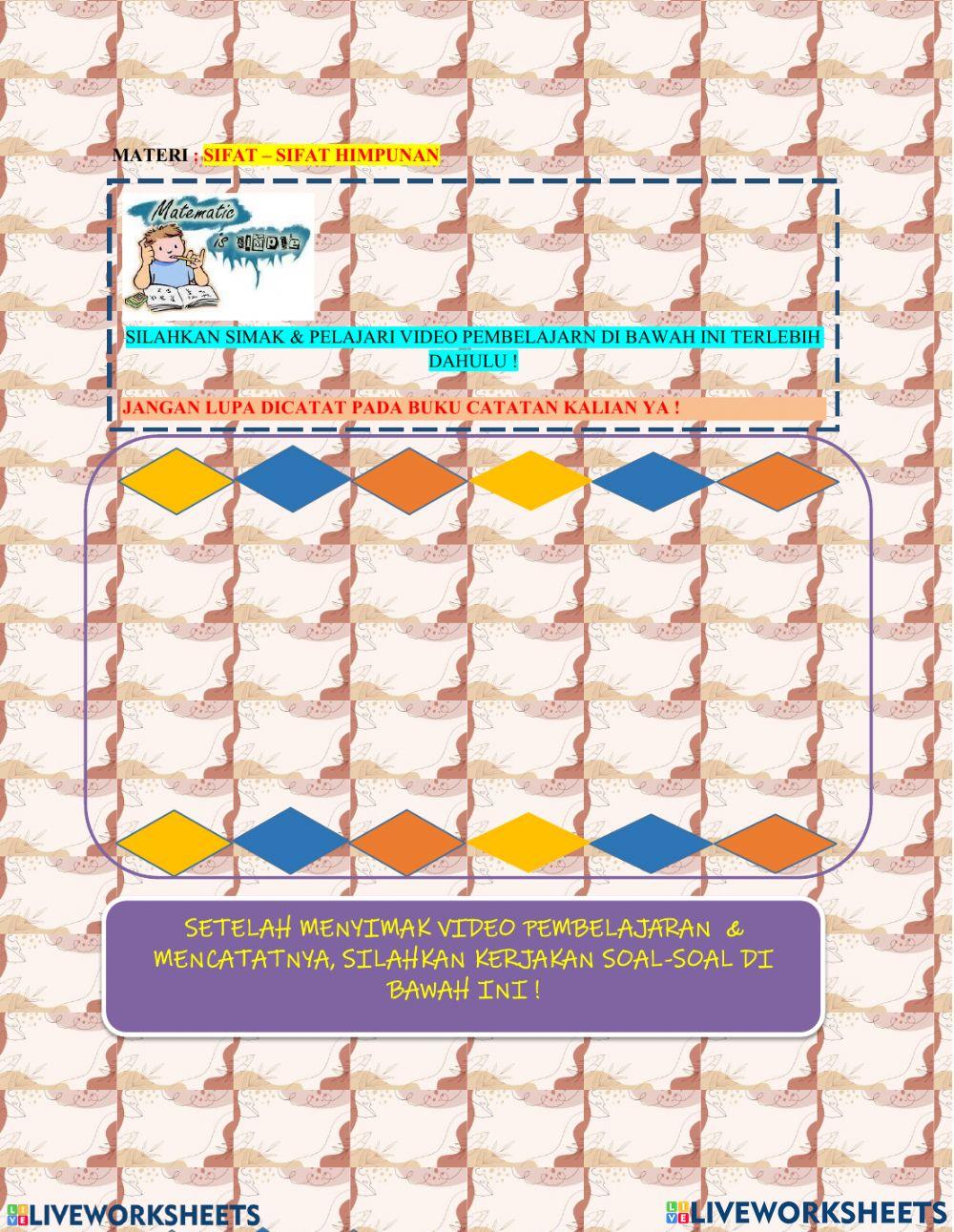 Himpunan Pertemuan 3