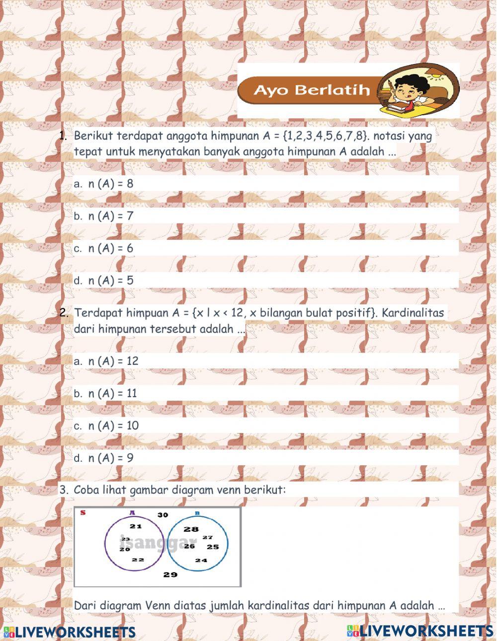 Himpunan Pertemuan 3