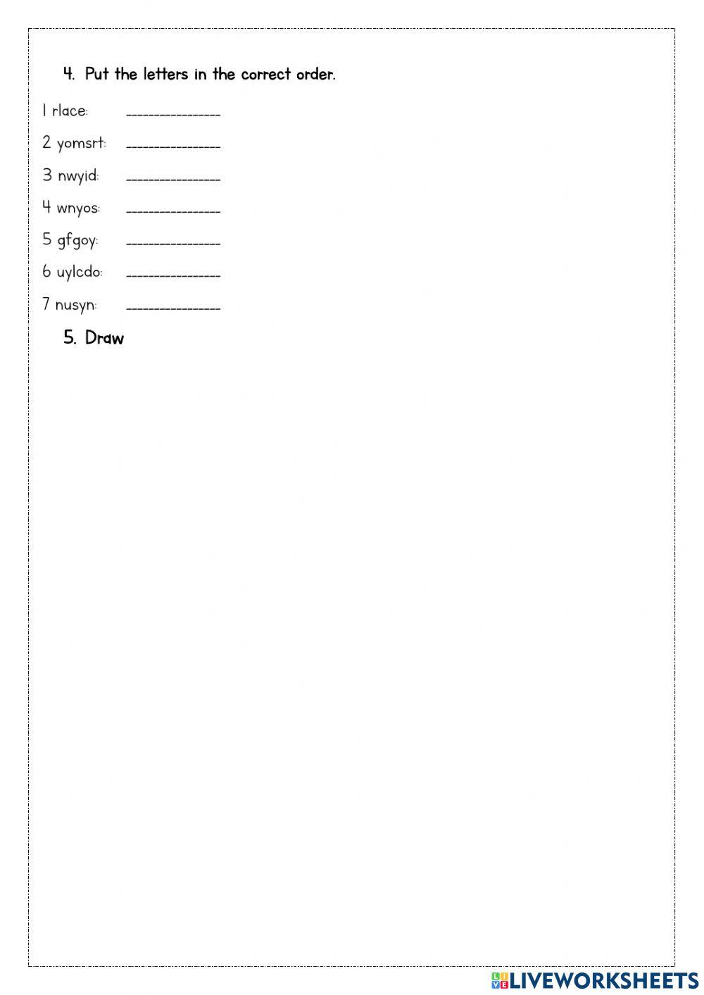 Weather and clothes 3rd