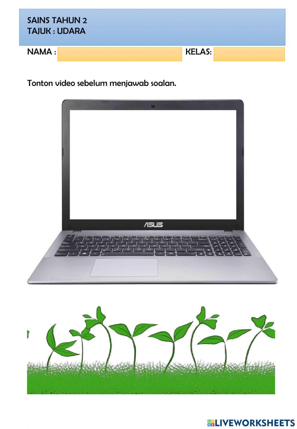 Sains tahun 2 - udara