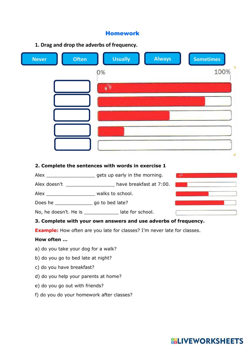 Adverbs of Frequency