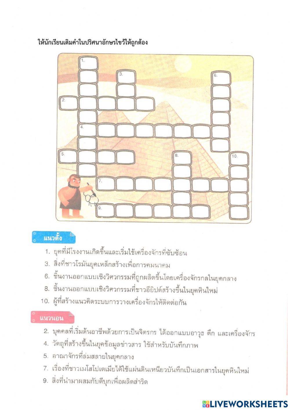 ปริศนาอักษรไขว้-วิวัฒนาการของเทคโนโลยี