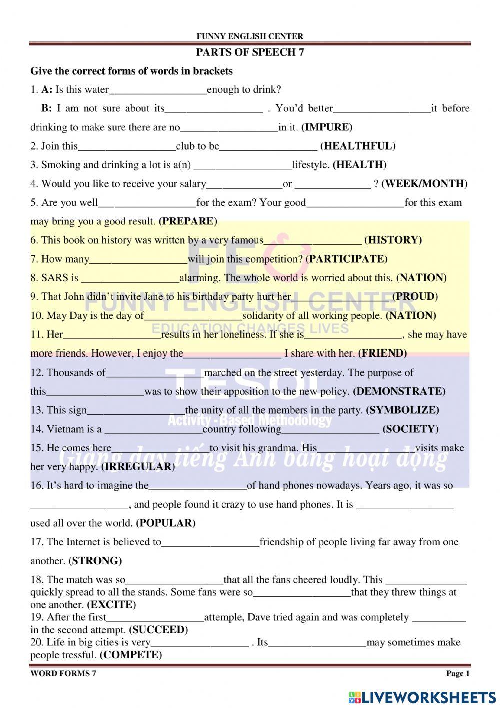 parts-of-speech-7-worksheet-live-worksheets