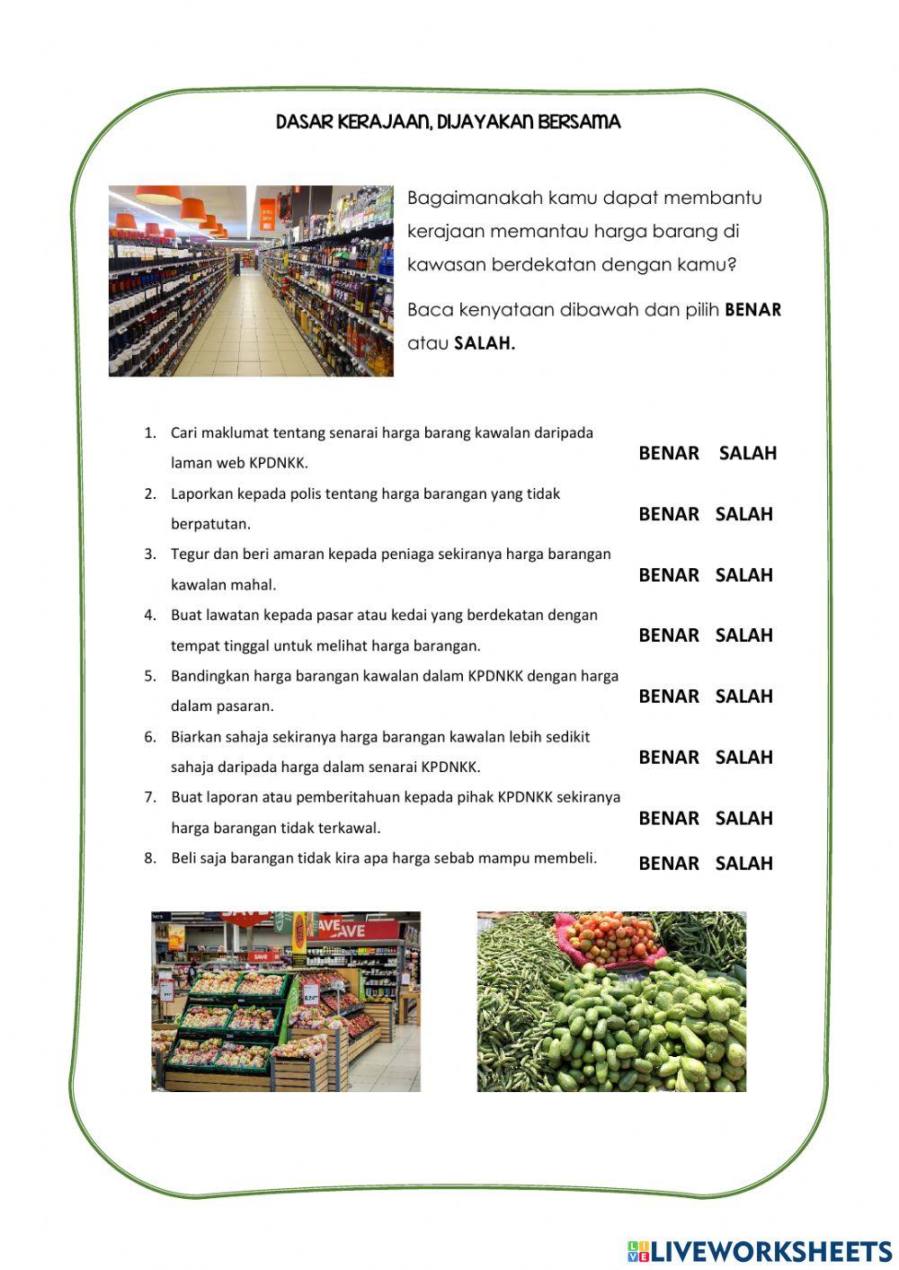 Dasar Kerajaan, Dijayakan Bersama