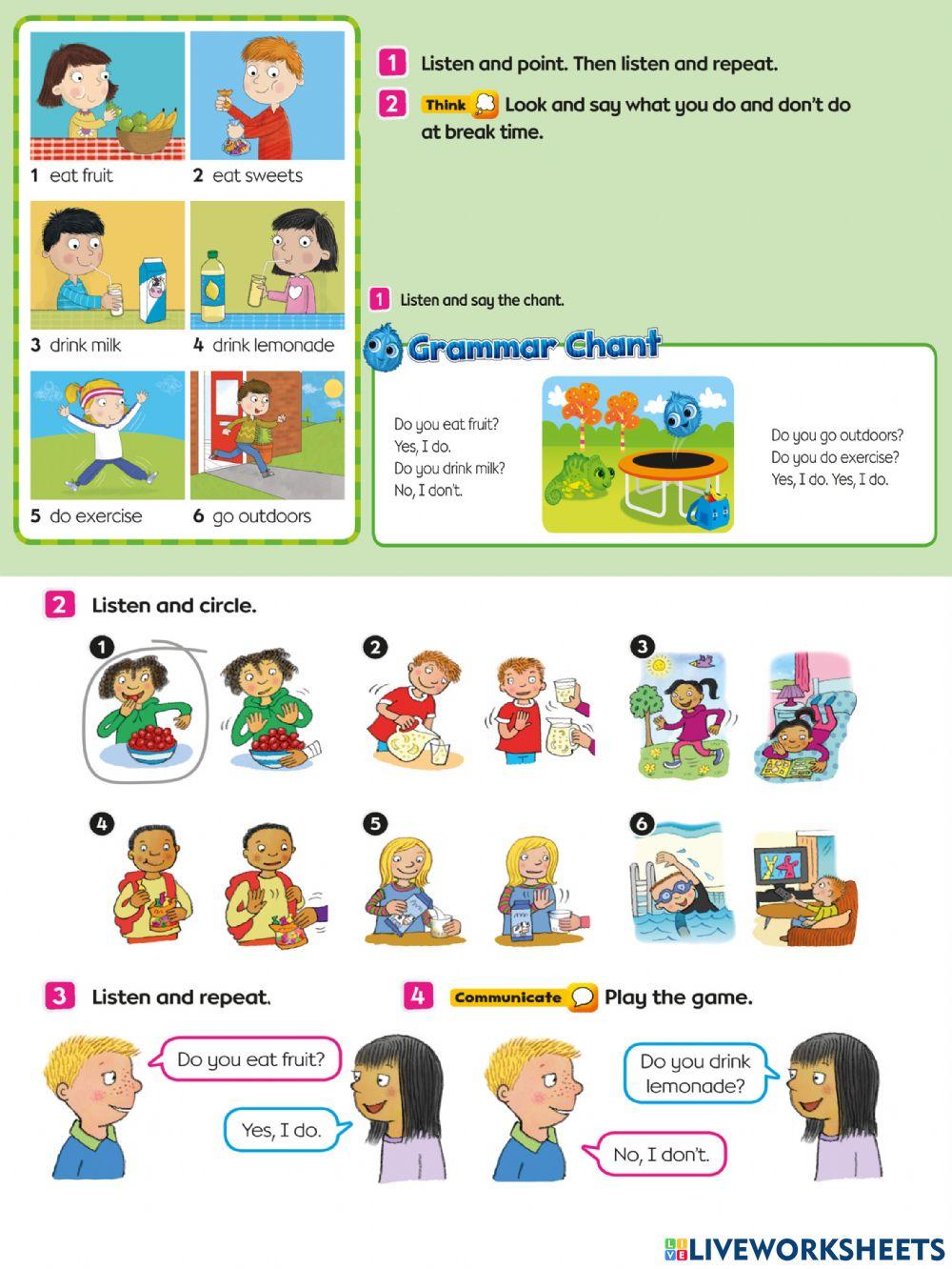 Grammar chant 2nd grade Grammar chant 2nd grade
