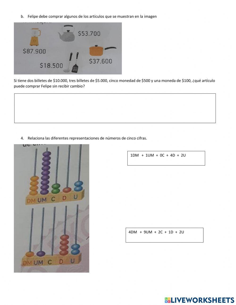 Pag: 17 y 18 valor posicional