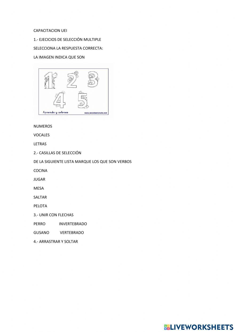Hoja de prueba taller uei