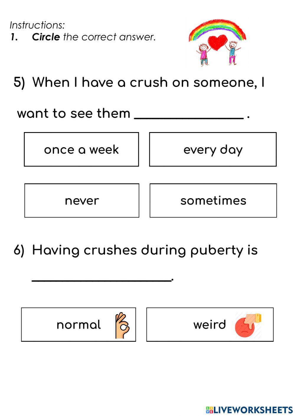 Crushes and Personal Space