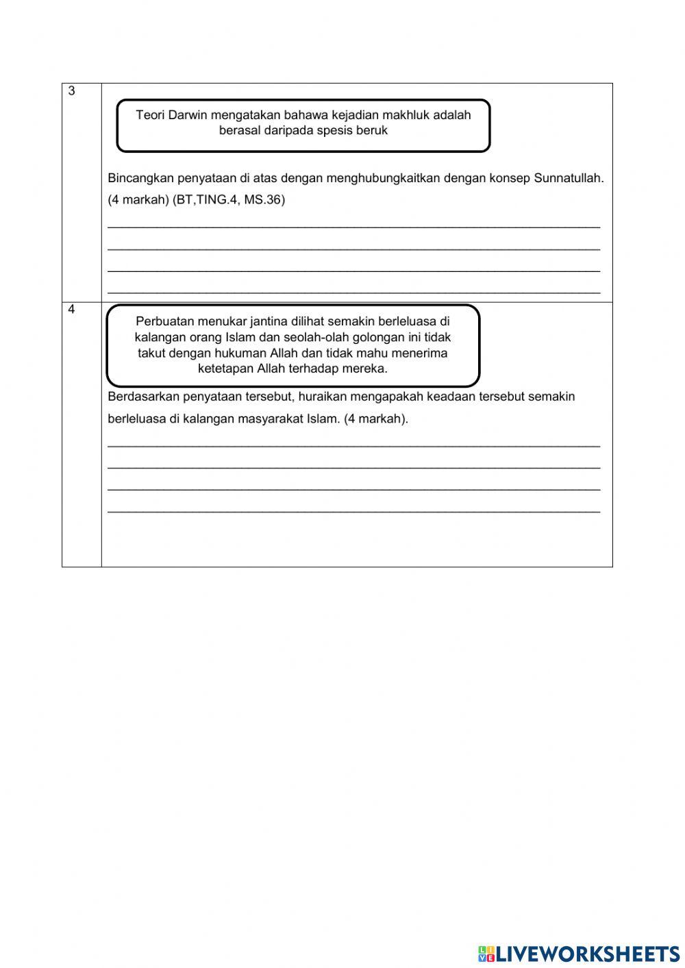 Ulangkaji tajuk tingkatan 4