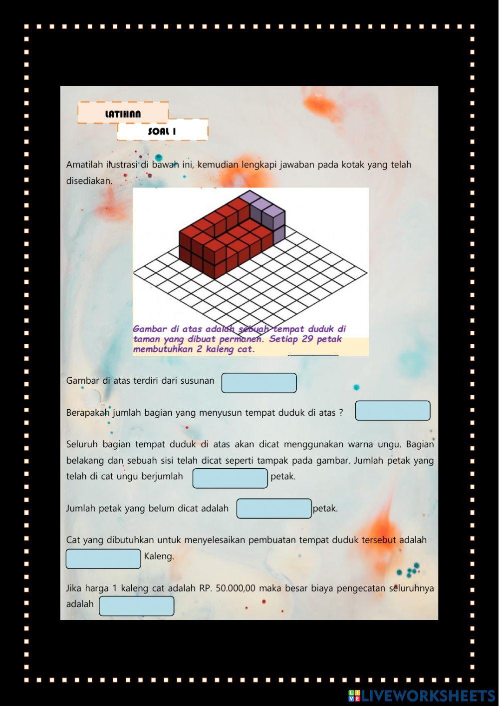 Luas Permukaan Bangun Ruang Sisis Datar