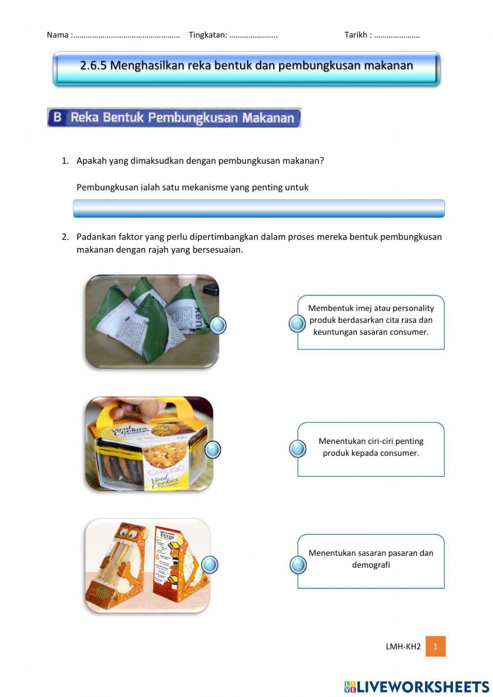 2.6.5 RB Pembungkusan Makanan