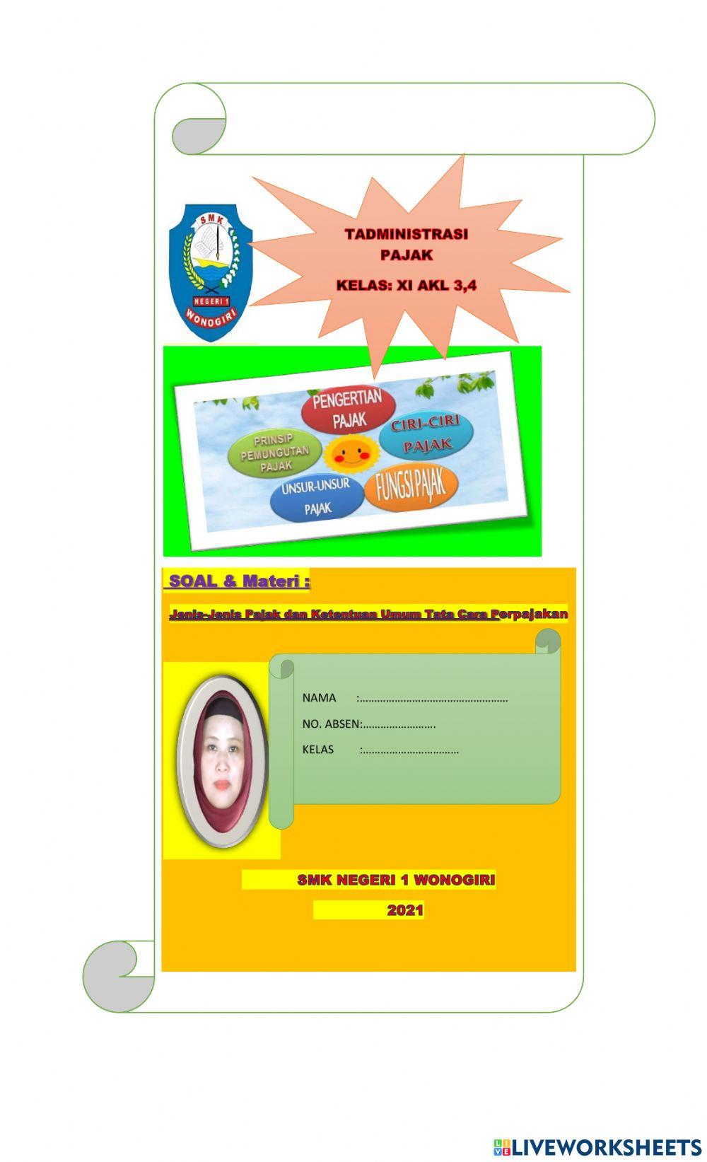 Lkpd administrasi pajak