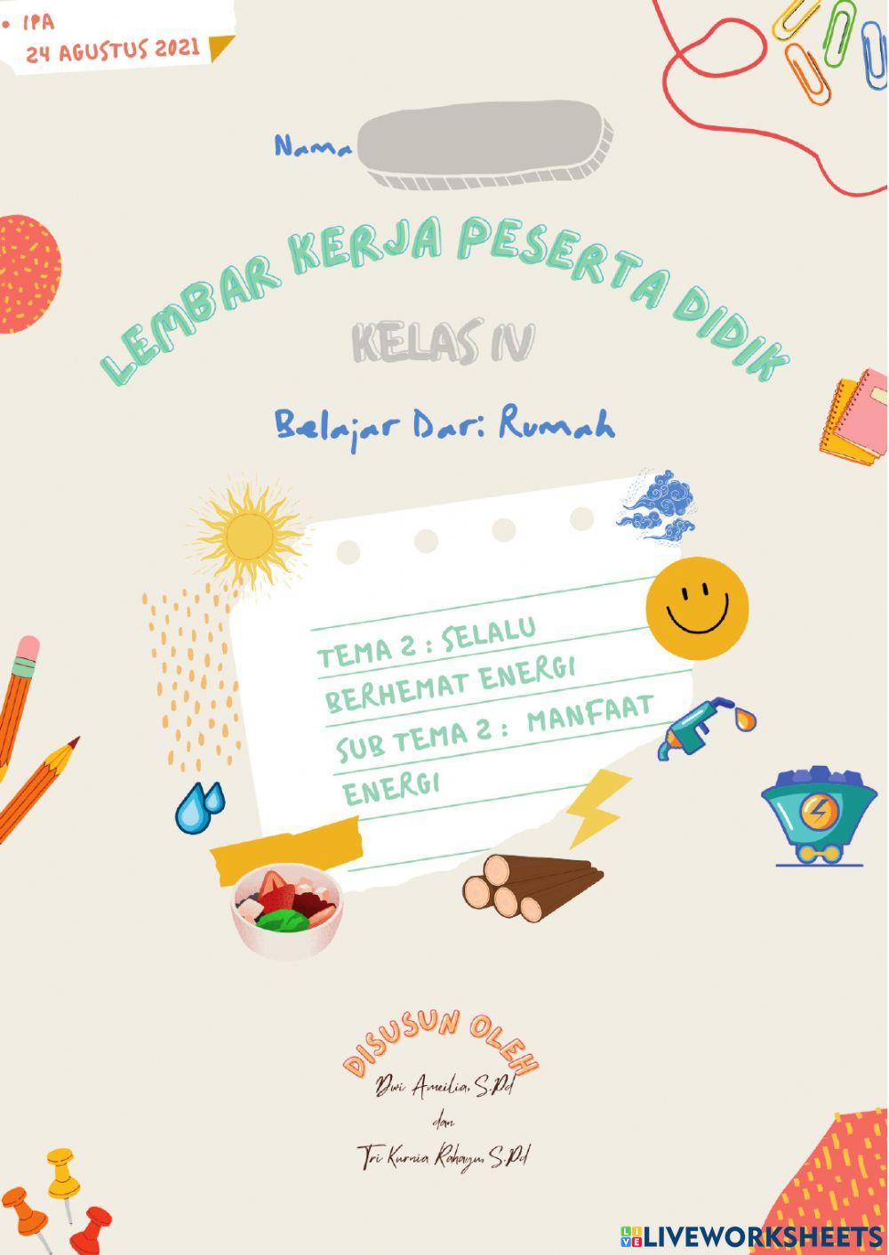 IPA : Manfaat Perubahan Energi