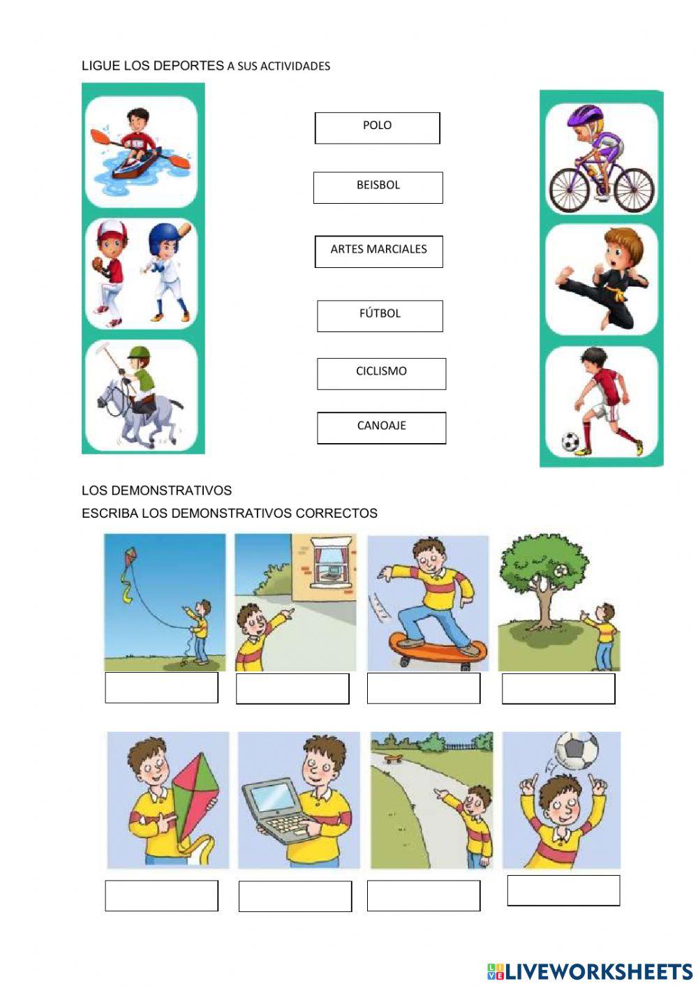 Evaluación español 2º trimestre 2021