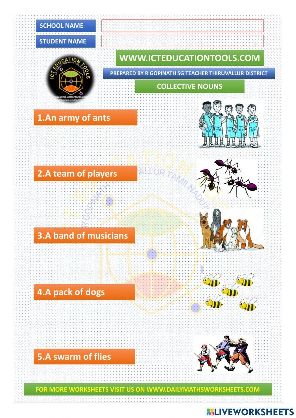 Collective nouns Collective nouns