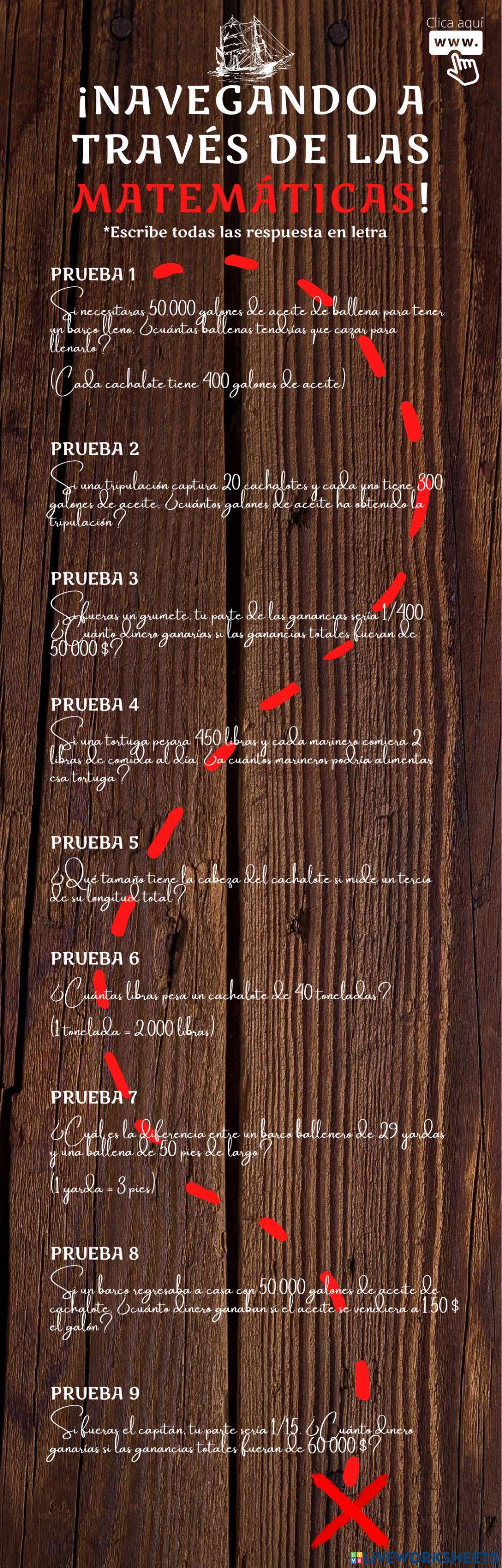 ¡Navegando a través de las matemáticas!