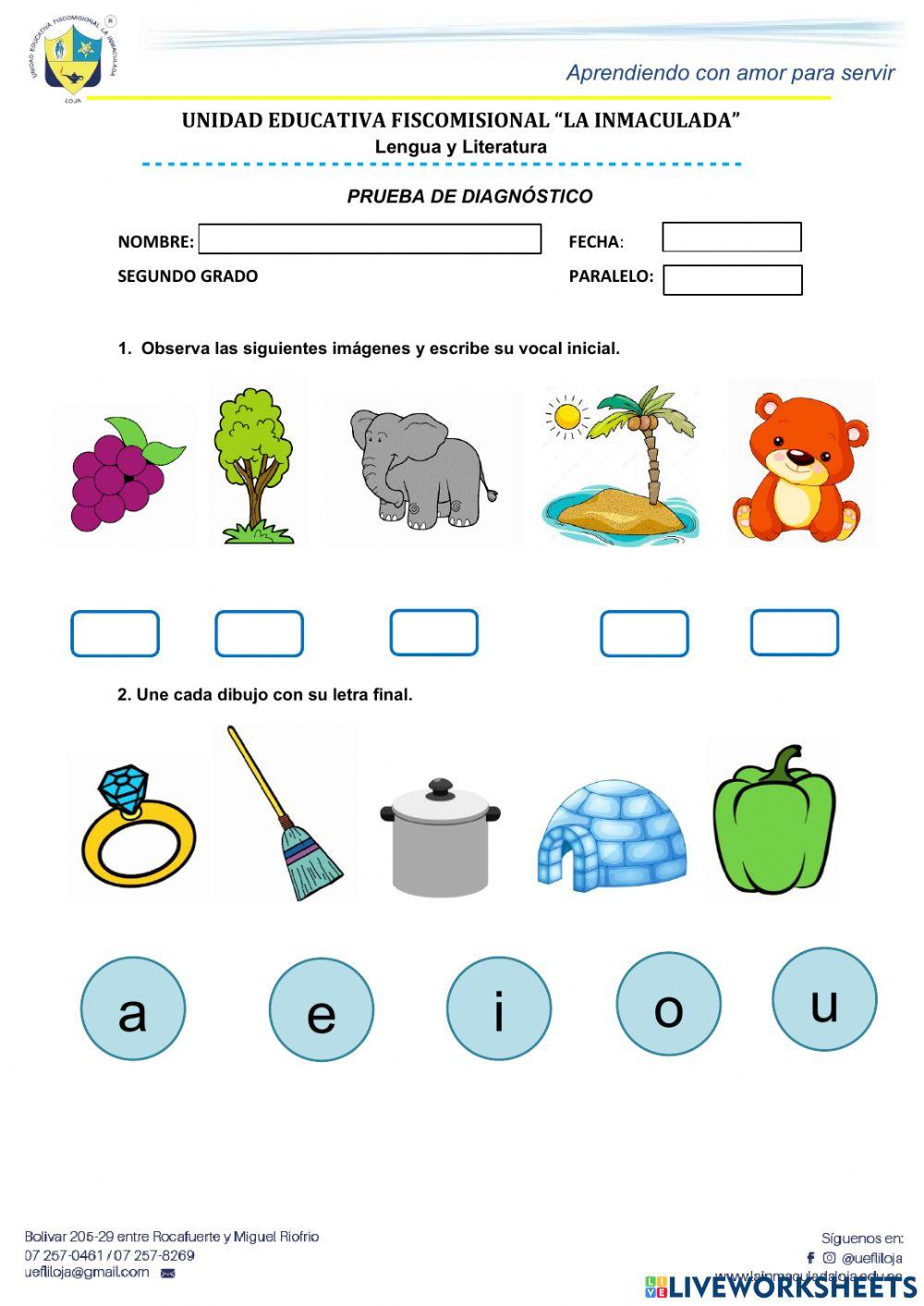 Prueba de diagnóstico