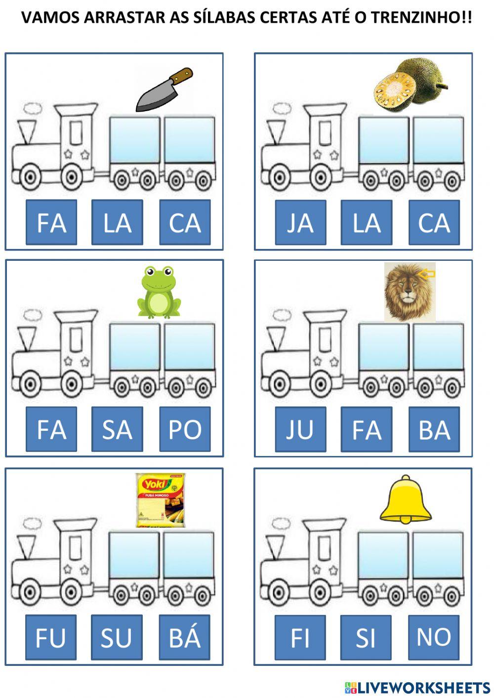 Jogo do trenzinho - f j l s v