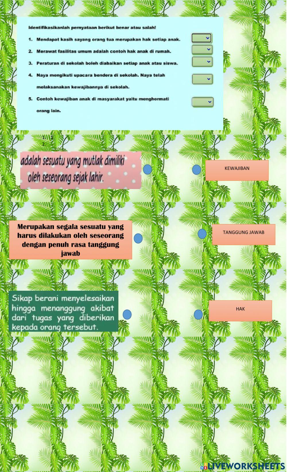 Lkpd hak ,kewajiban dan tanggung jawab tema 2