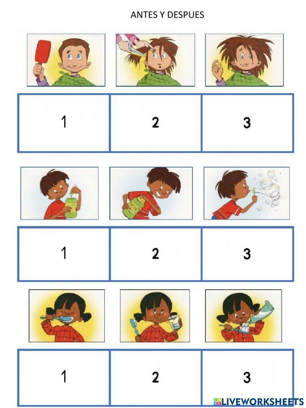 Antes y despues