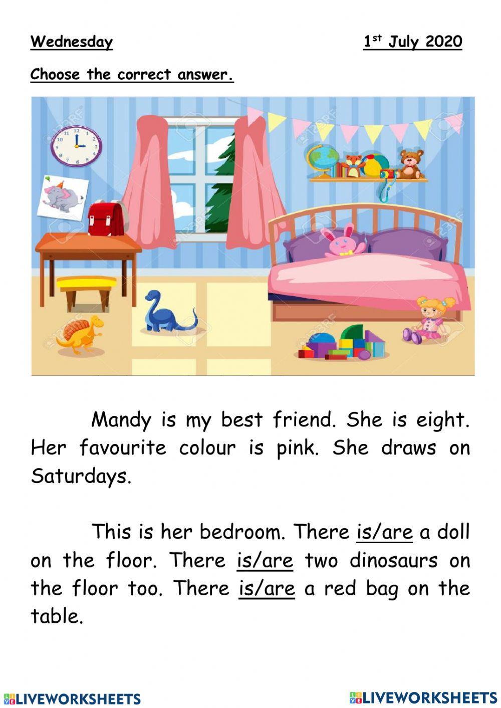 One's Room (Personal Pronouns)