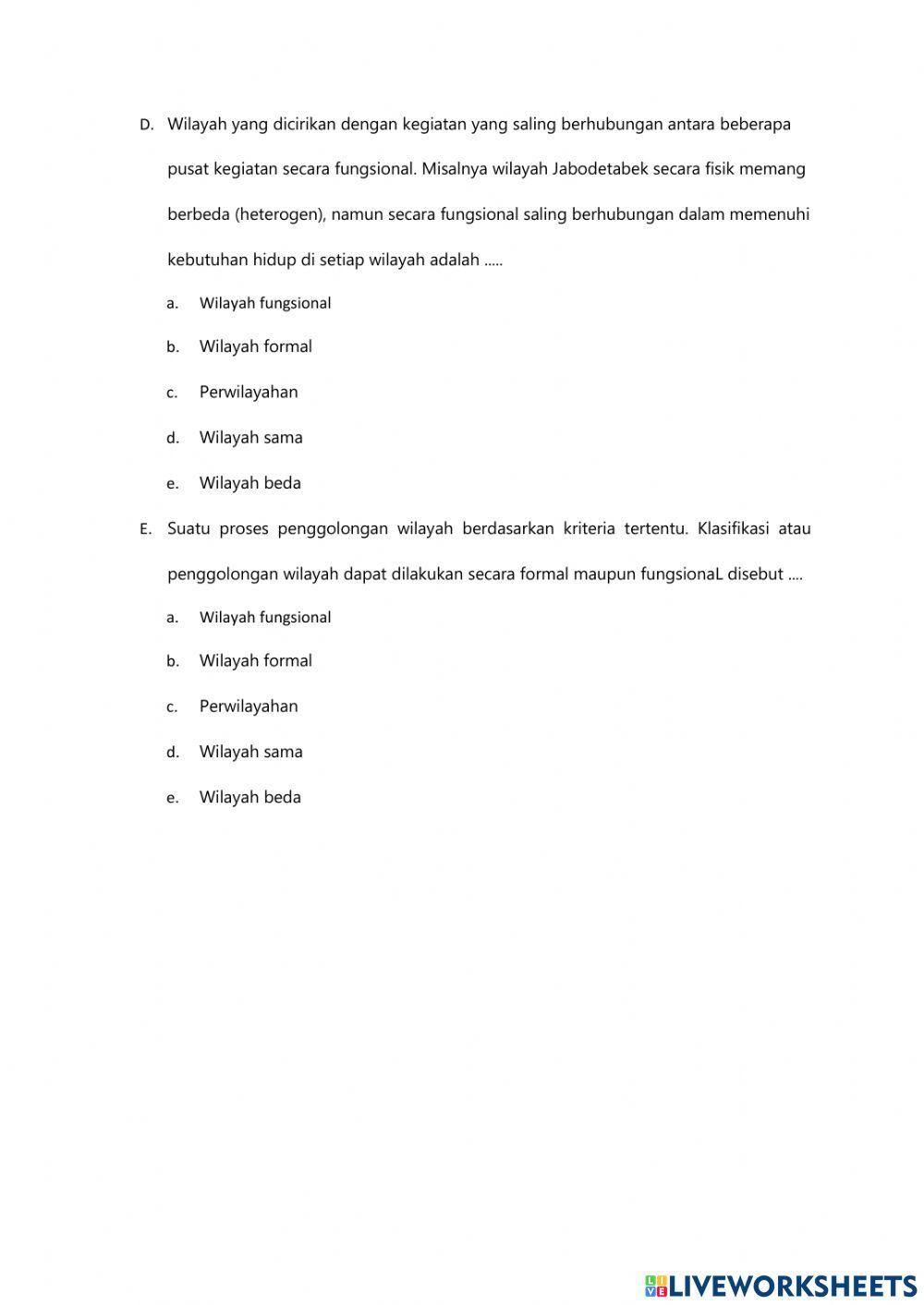 Wilayah dan pewilayahan