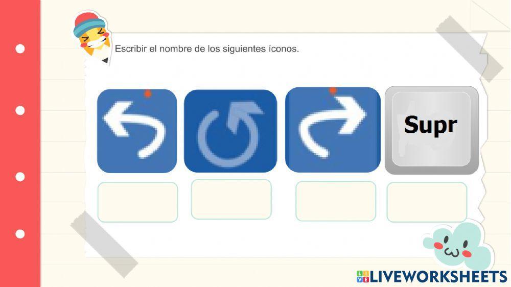 Tratamiento de textos (Borrar, deshacer, rehacer y repetir)