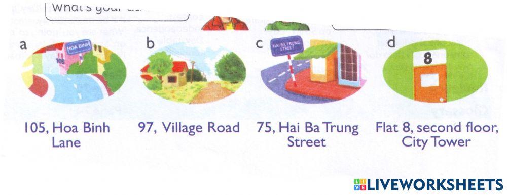 Unit 1. what's your address?l1