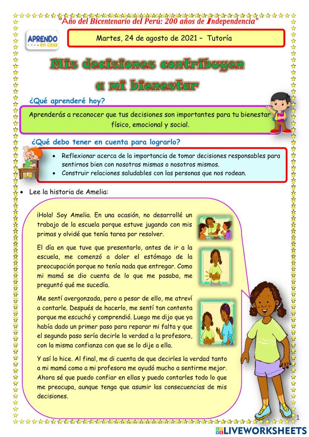 Las decisiones y el bienestar